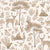 Monochrome Fantastic Forest Self-adhesive Wallpaper
