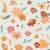 Décor Imprimé Échantillon Murale Flora menthe Vinyle Lisse
